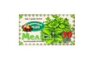 Чай Меліса Карпатський чай к/у 30шт