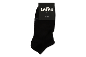 Шкарпетки жіночі Lapas Mini короткі чорний р.35-37