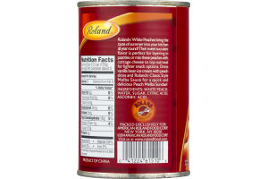 Roland Premium White Peach Halves In Light Syrup