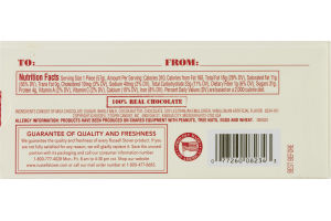 Russell Stover You're One In A Billion Solid Milk Chocolate