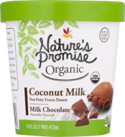 Nature's Promise Organic Non-Dairy Coconut Milk Frozen Dessert Milk Chocolate