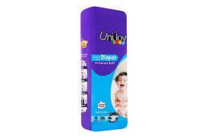 Підгузки Premium Soft XL 14-17кг 26шт Uni Joy