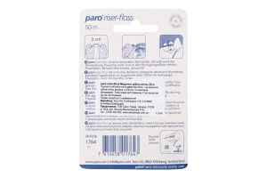 Зубна нитка Riser-floss вощена з м"ятою та фтором 50м Paro Swiss