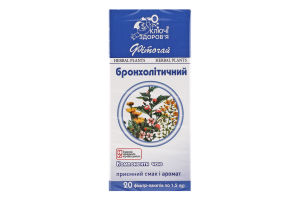Фіточай №5 Ключі Здоров"я "бронхолітичний" пакет 1,5 г №20