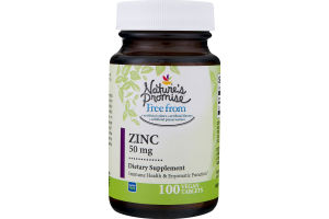 Nature's Promise 50mg Zinc - 100 CT
