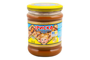 Молоко сгущенное вареное нежирное Ириска Первомайський МКК с/б 470г