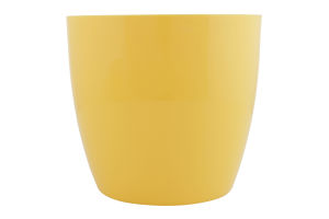 Горщик квіт. Don-Plast AGA 16 см жовтий DA 16 И648 (Польща)