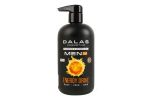 Шампунь-гель для душа 3в1 Energy drive Men Dalas 550мл