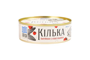 Килька балтийская в соусе сацебели стерилизованная TaFish ж/б 240г