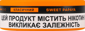 Подушечки никотиносодержащие бестабачные с подсластителями Sweet papaya Класический Velo 20х0.7г