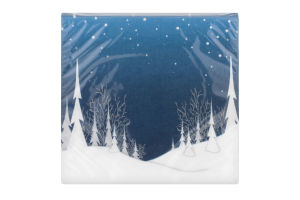 Smart Living Deep Blue Lunch Napkins - 16 CT