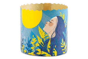 Форма для выпекания для изделий из теста бумажная 90х85мм Патриотическая ТОВ РКСП 1шт