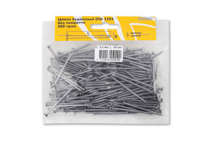 Цвях будівельний 2,5*50мм 300г блістер Гроно-трейд