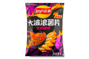 Чипси Lay's картопляні смак гарячої курки-локшини