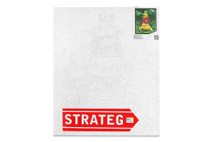 Набір д/розпису по номерах Тварини 40*50см Стратег