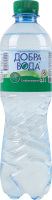 Вода мінеральна слабогазована природна столова гідрокарбонатна складного катіонного складу Добра вода п/пл 0.5л