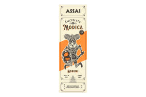 Шоколад чорний Assai з цитрусовою цедрою