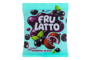 Цукерки «Frulatto» зі смаком смородина-м'ята фас.180г