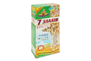 Пластівці суміш "7 злаків" природні вітаміни і мінерали 0,4 кг. (картон)