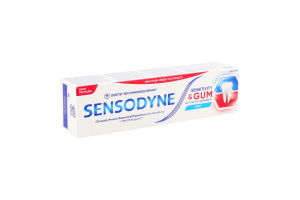 Паста зубная с фтором Чувствительность зубов и защита десен Sensodyne 75мл