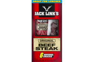 Jack Link's Original Beef Steak - 6 CT