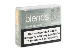 Виріб тютюновмісний для електричного нагрівання з фільтром Blends Classics Silver 20шт