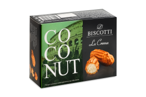 Тістечко заварне Co-co-nut La crema Biscotti к/у 0.15кг