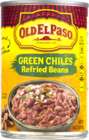 Old El Paso Refried Beans Green Chiles