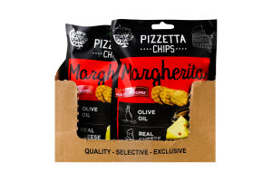 Снеки хрусткі Маргарита Pizzetta Chips Snacks of the World д/п 70г