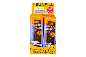 Батончик Арахіс-кокос SunFill м/у 35г