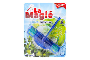 Освежитель для унитаза Lime Aqua premium La Magie 40г