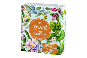Чай трав'яний асорті М'ята Mint collection Lovare к/у 32х1.3г