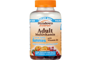 Sundown Naturals Adult Multivitamin Gummies with Vitamin D3 - 120 CT