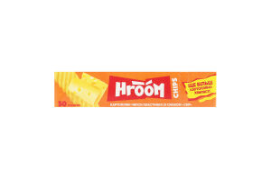 Чипсы картофельные пластинки Сыр Hroom! к/у 50г