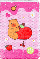 Блокнот ZiBi KidsLine Capybara А5 текстильн 80арк