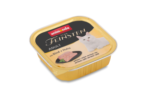 Корм д/котів з яловичиною та куркою 100г Вом Фейштн