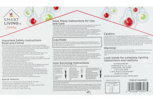 Smart Living 100 Multicolored Mini Light String