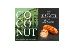 Пирожное заварное Co-co-nut La crema Biscotti к/у 0.15кг