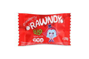 Печиво Rawndy з полуницею