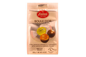 Цукерки Zaini Boule d'oro з солоною карамеллю