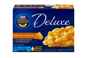 Kraft Macaroni & Cheese Deluxe Original Cheddar
