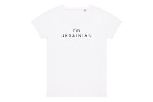 Футболка жін Sol's Pioneer I'am Ukrainian біл XXL