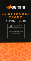 Чай травяной Альпийские травы Gemini в/с к/у 25х1.5г