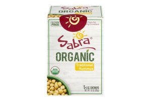 Sabra Organic Hummus Traditional - 5 CT