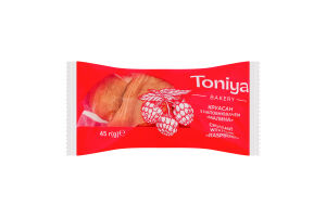 Круассан с наполнителем Малина Toniya м/у 45г