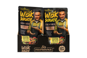 Соус универсальный пастеризованный Имбирь-кунжут Chow mein Wok sauce Pripravka д/п 140г