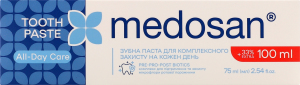 Паста зубна All-Day Care д/комплексного щоденного захисту 75мл Medosan