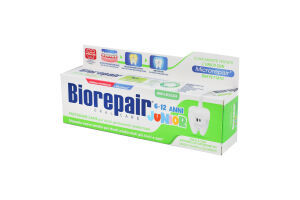 Паста зубная для детей 6-12лет Junior Biorepair 75мл