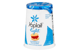Yoplait Fat Free Yogurt Light Strawberry Shortcake