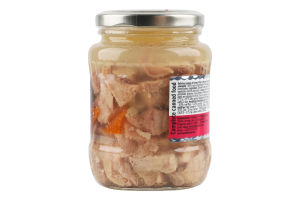 Корм д/котів шматочки філе індички в желе 360г твіст/б Басттет"о